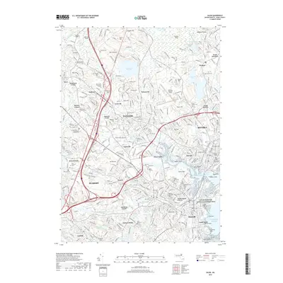 2018 Map of Salem, 2018 Print