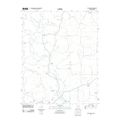 2011 Map of Salem Knob, 2011 Print