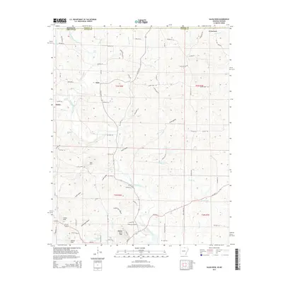 2014 Map of Salem Knob, 2014 Print