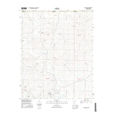 2017 Map of Salem Knob, 2017 Print