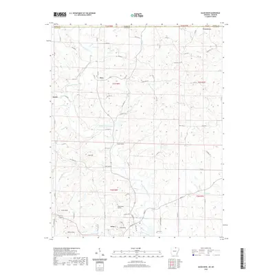 2020 Map of Salem Knob, 2020 Print