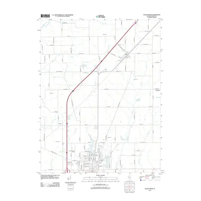 2012 Map of Salem North, 2012 Print