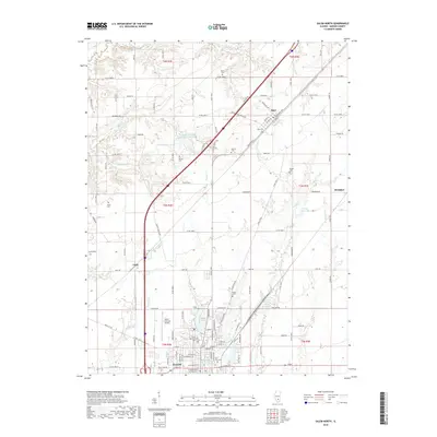2018 Map of Salem North, 2018 Print