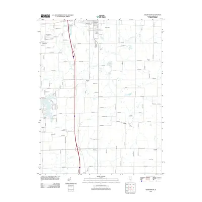 2012 Map of Salem South, 2012 Print