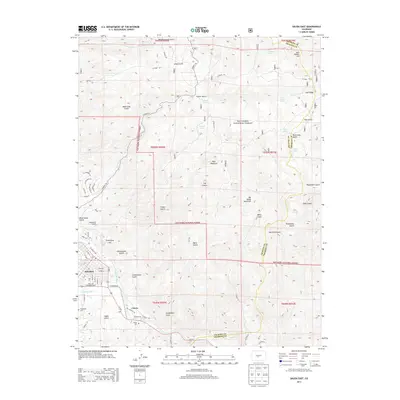 2013 Map of Salida East, 2013 Print
