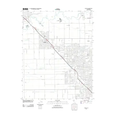 2012 Map of Salida, 2012 Print