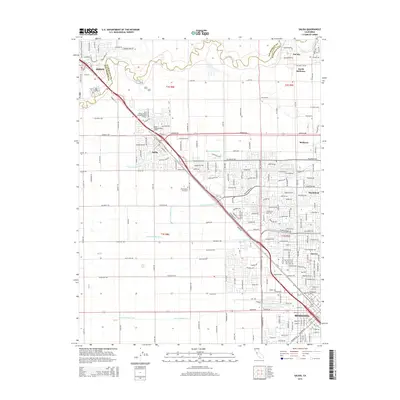 2015 Map of Salida, 2015 Print