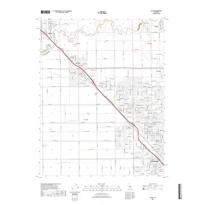 2018 Map of Salida, 2018 Print