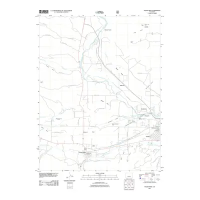 2011 Map of Salida West, 2011 Print