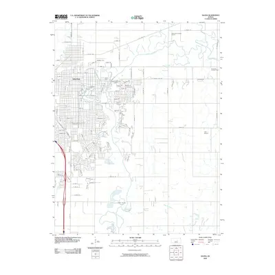 2009 Map of Salina, 2009 Print