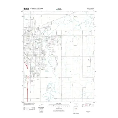 2012 Map of Salina, 2012 Print