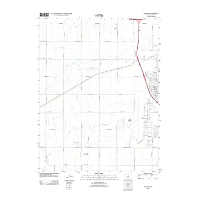 2012 Map of Salina SW, 2012 Print