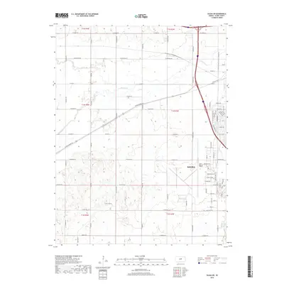 2018 Map of Salina SW, 2018 Print