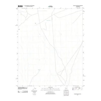 2010 Map of Salinas Peak NW, 2010 Print