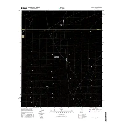 2017 Map of Salinas Peak NW, 2017 Print