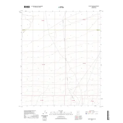 2020 Map of Salinas Peak NW, 2020 Print