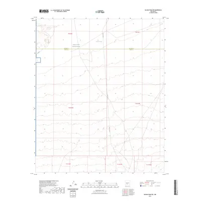 2023 Map of Salinas Peak NW, 2023 Print
