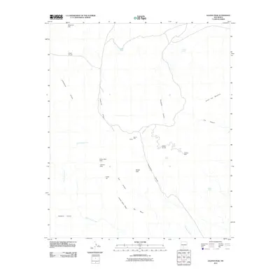 2010 Map of Salinas Peak, 2010 Print
