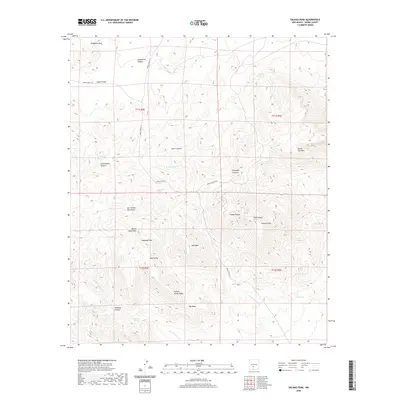 2020 Map of Salinas Peak, 2020 Print
