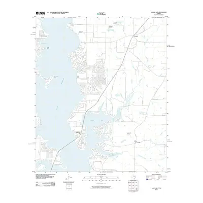 2010 Map of Saline Bay, 2010 Print