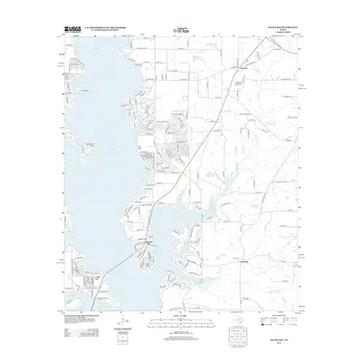 2012 Map of Saline Bay, 2012 Print
