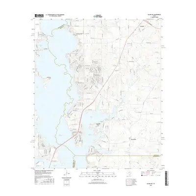 2016 Map of Saline Bay, 2016 Print