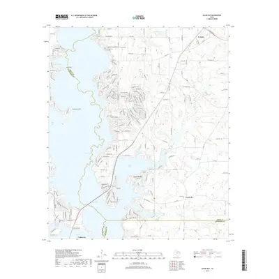 2019 Map of Saline Bay, 2019 Print