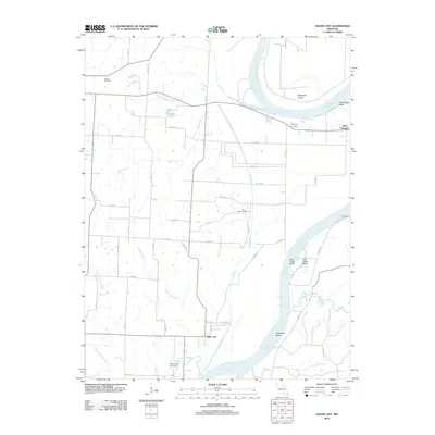 2012 Map of Saline City, 2012 Print
