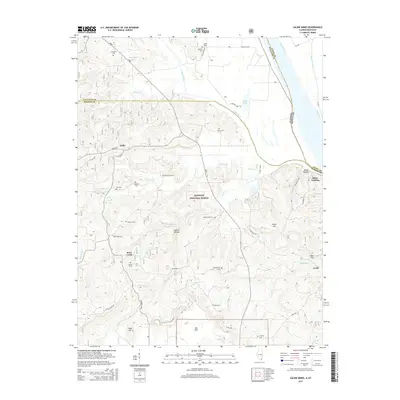 2015 Map of Saline Mines, 2015 Print