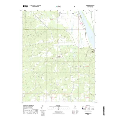 2018 Map of Saline Mines, 2018 Print