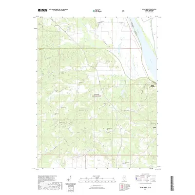 2021 Map of Saline Mines, 2021 Print