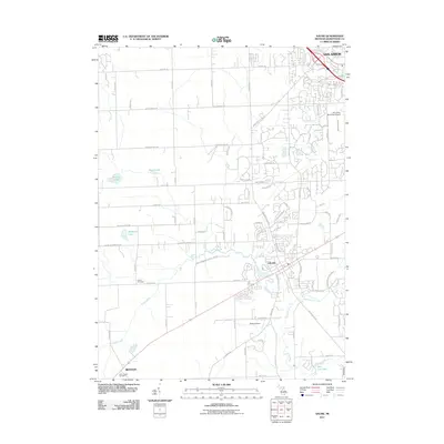 2011 Map of Saline, 2011 Print