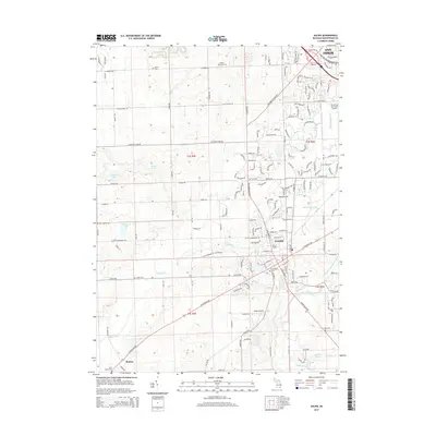 2014 Map of Saline, 2014 Print