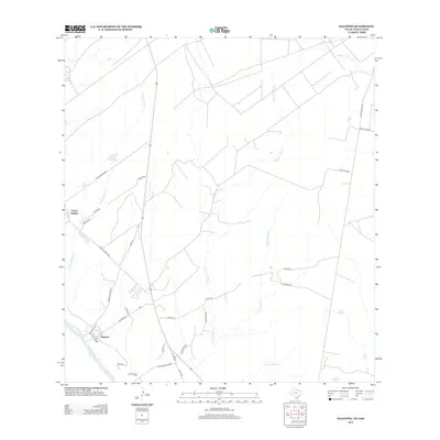 2012 Map of Salineno, 2012 Print
