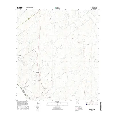 2016 Map of Salineno, 2016 Print