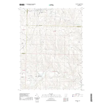 2019 Map of Salineville, 2019 Print