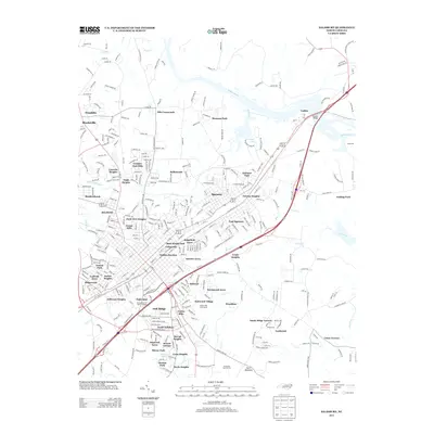 2013 Map of Salisbury, 2013 Print