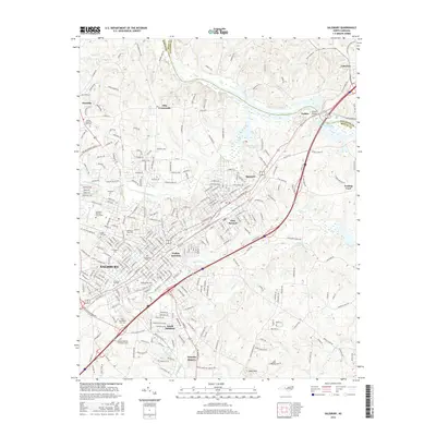 2016 Map of Salisbury, 2016 Print