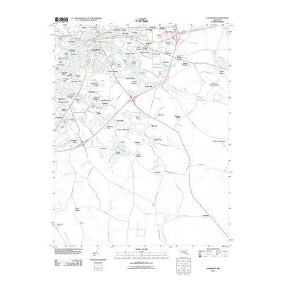 2011 Map of Salisbury, 2011 Print