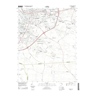 2014 Map of Salisbury, 2014 Print