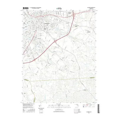 2016 Map of Salisbury, 2016 Print