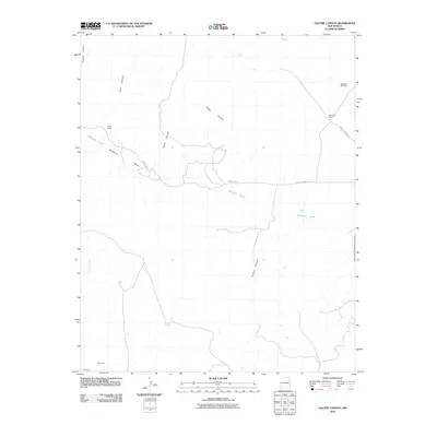 2010 Map of Salitre Canyon, 2010 Print
