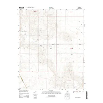 2013 Map of Salitre Canyon, 2013 Print