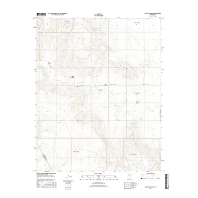 2017 Map of Salitre Canyon, 2017 Print
