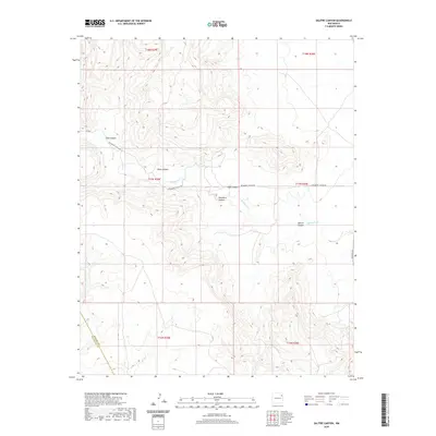 2020 Map of Salitre Canyon, 2020 Print
