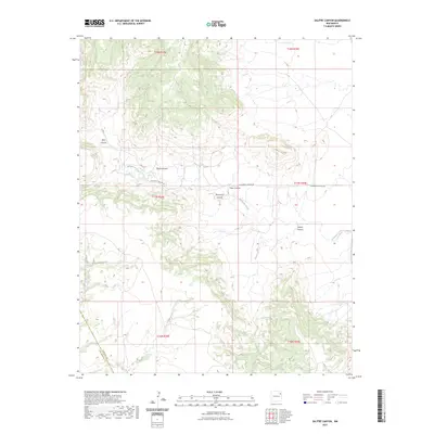 2023 Map of Salitre Canyon, 2023 Print