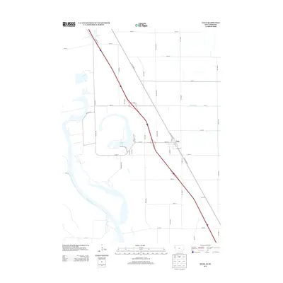 2013 Map of Salix, 2013 Print