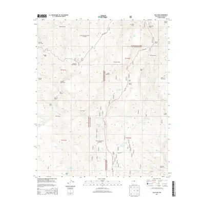 2013 Map of Saliz Pass, 2013 Print