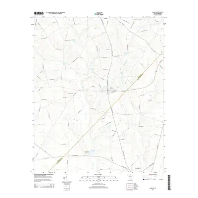 2014 Map of Salley, 2014 Print
