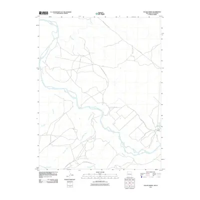 2010 Map of Sallies Spring, 2010 Print